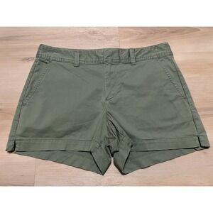 Gap For Good Womens City Shorts Size 2 Green Chino Short Cotton‎ Blend